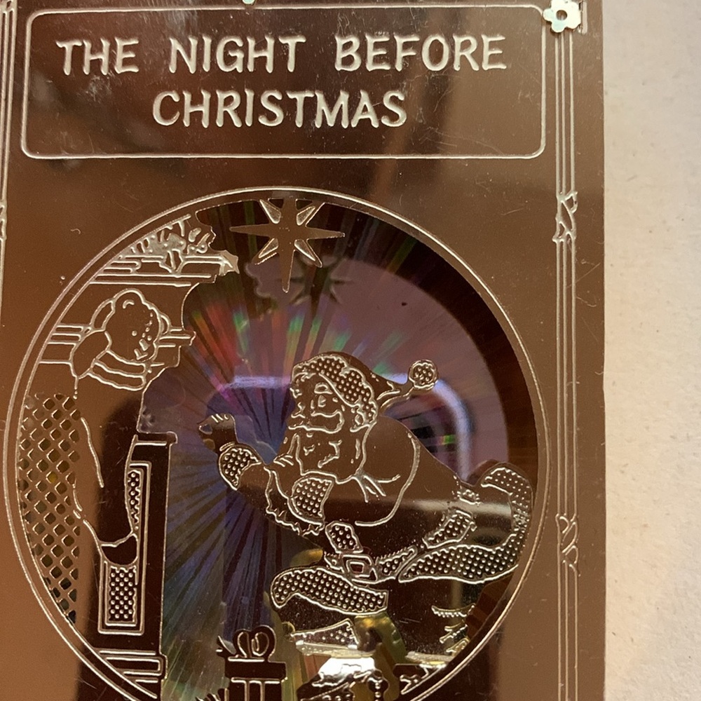 The Night Before Christmas tree ornament